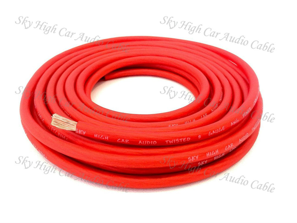 Sky High Car Audio OFC 8 Gauge - 150ft Spool