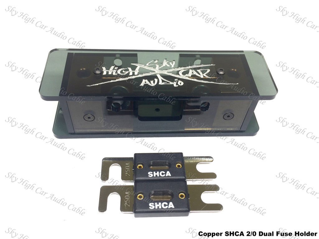 Sky High Car Audio Copper 4/0 XL or 2/0 XL ANL Fuse Holder - Set Screw