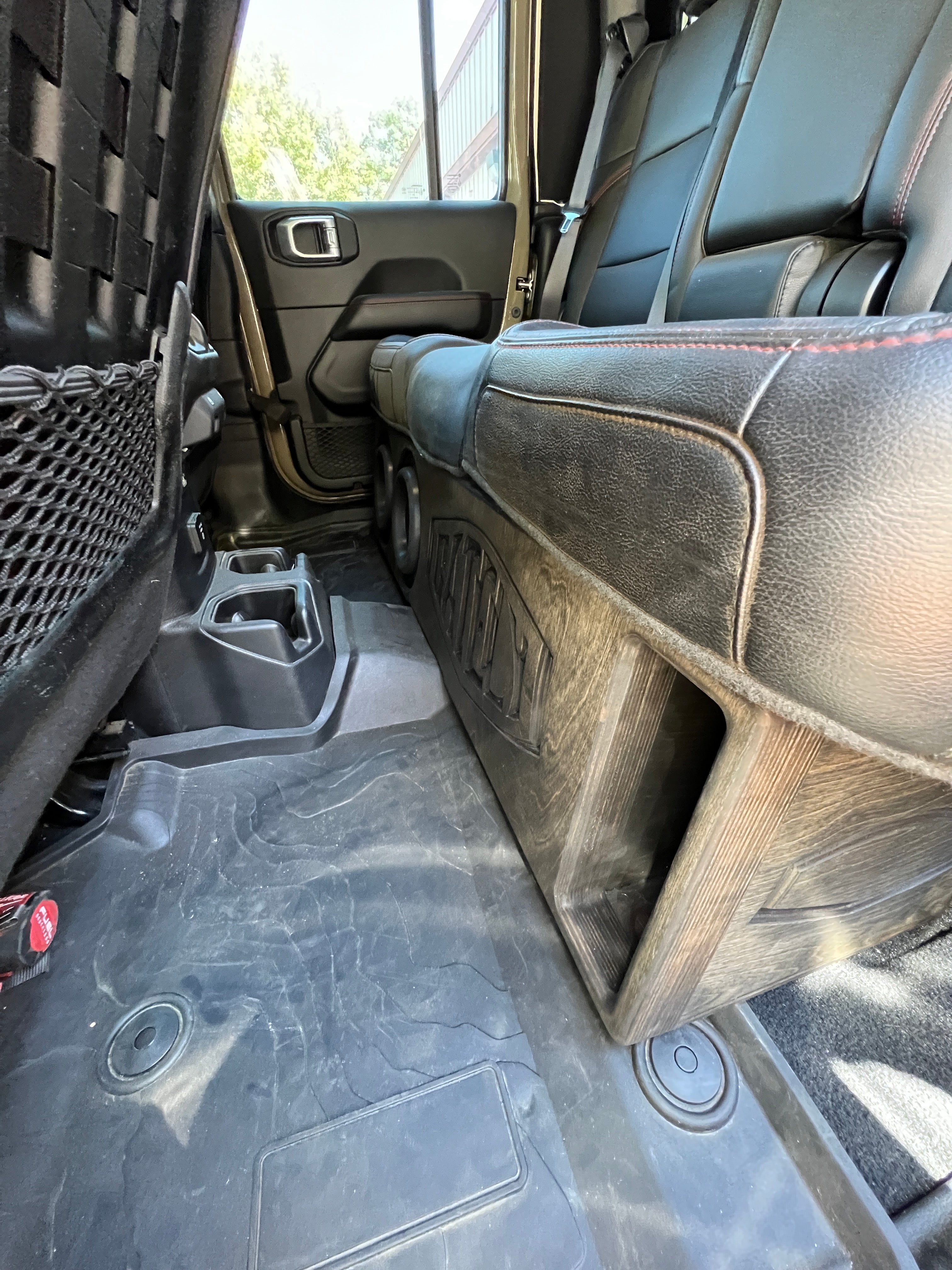 Jeep Gladiator 2 X 8 Under The Seat Enclosure - Seat Lift Included