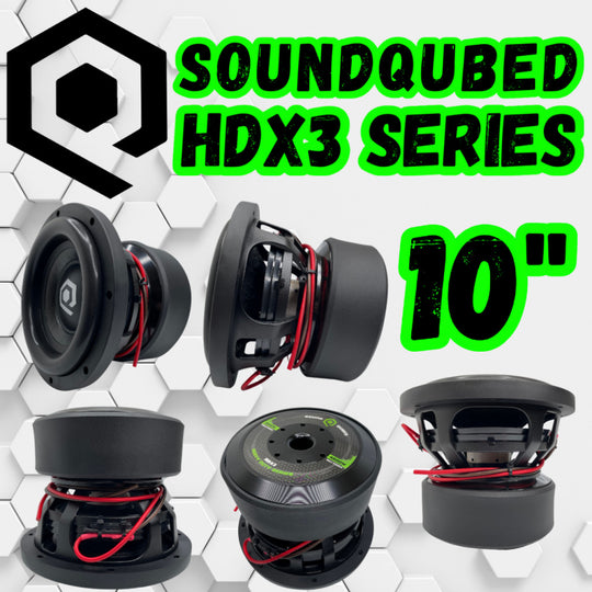 SoundQubed 10" HDX3 Subwoofer