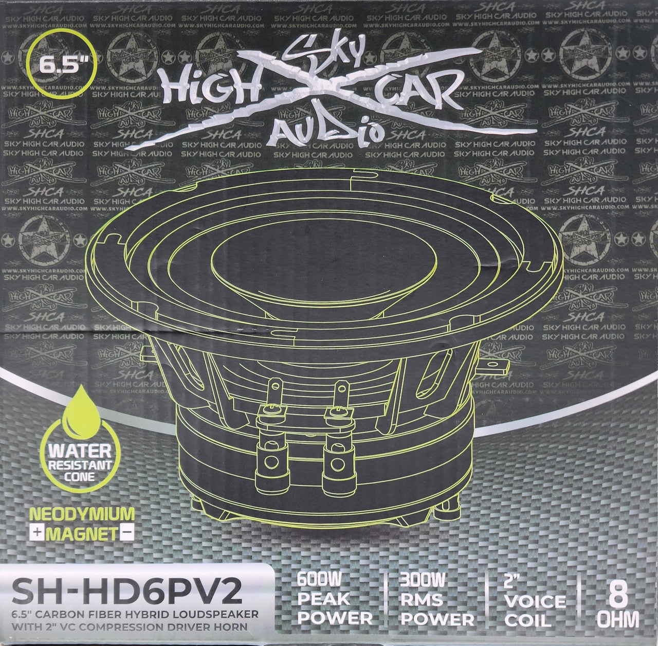 Sky High Car Audio Pro Audio HD6P V2 6.5