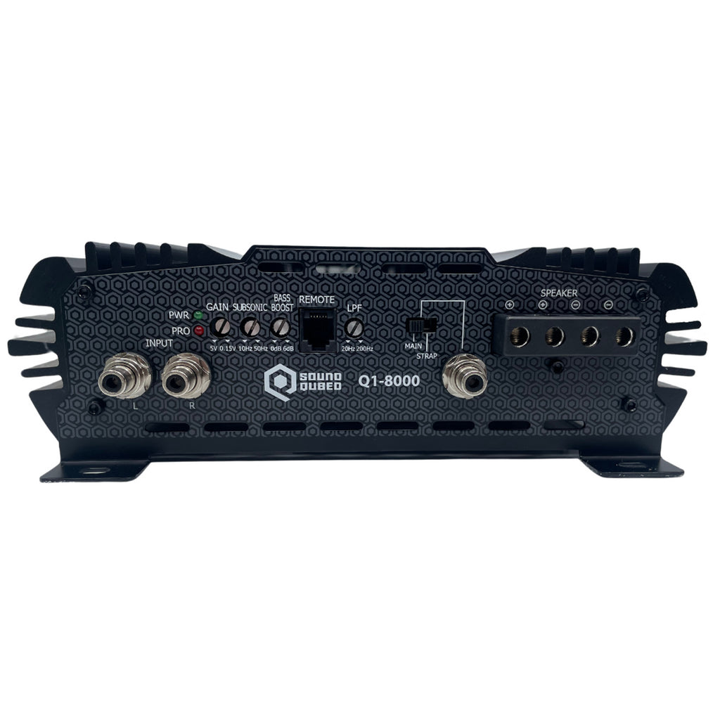 SoundQubed 8000 Watt Q1-8000 Q Series Mono Block Amplifier