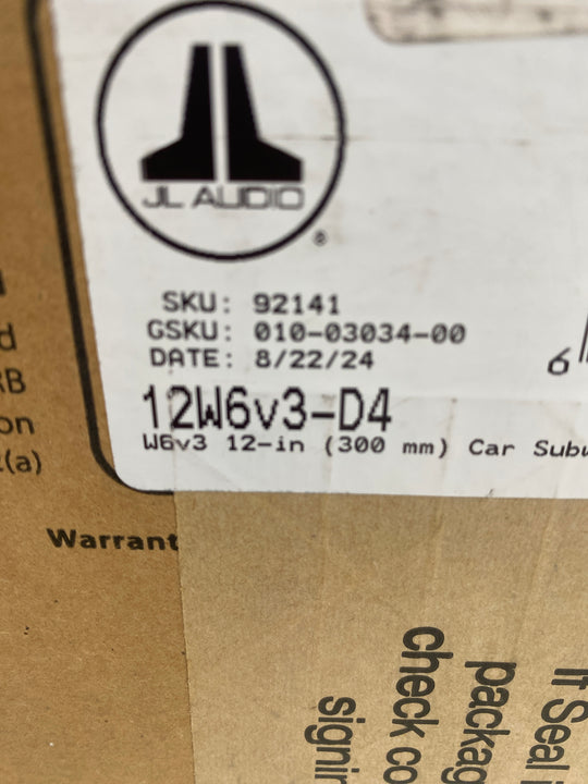 Garage Sale W6v3 D4 Subwoofer