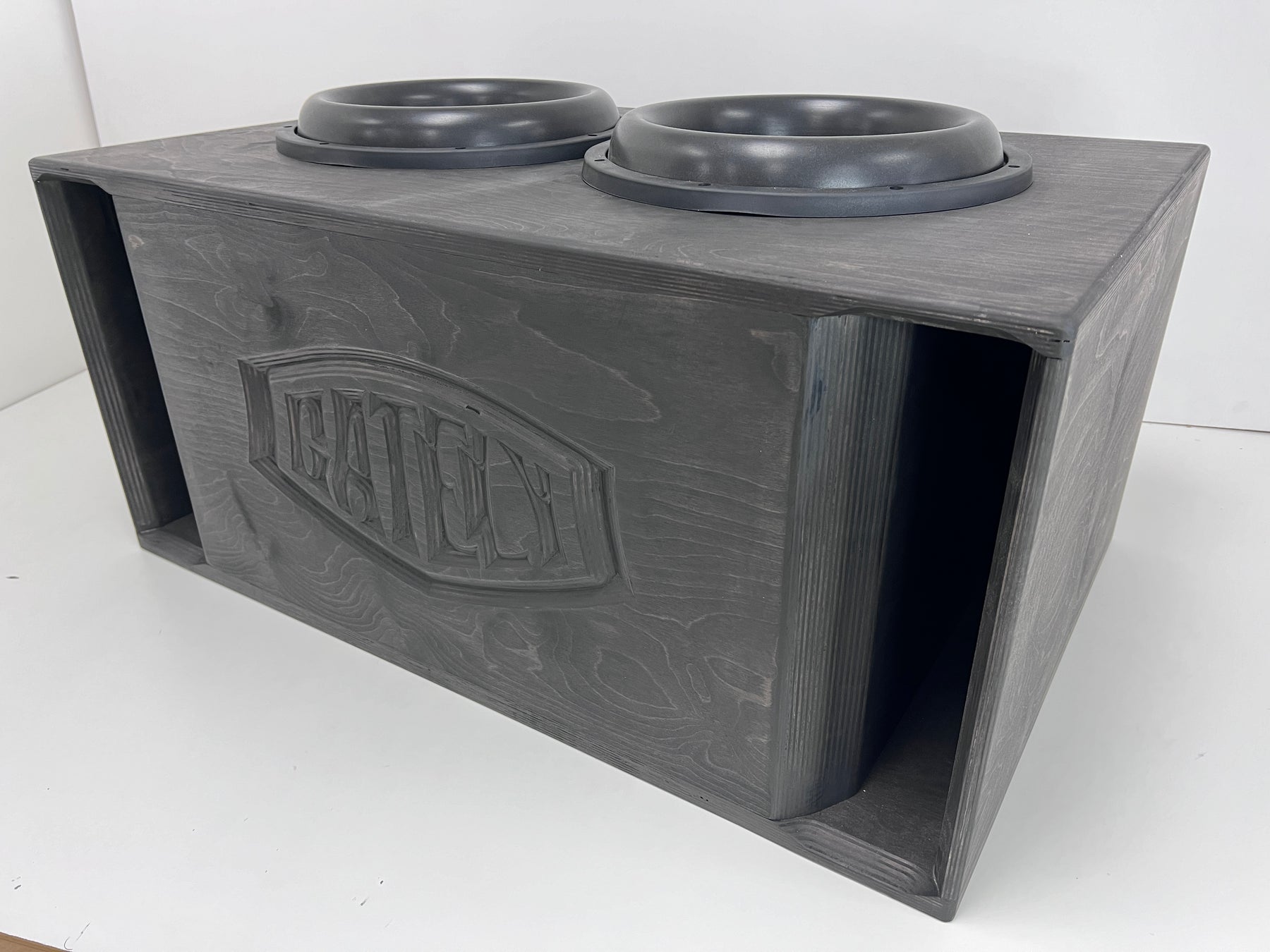 Speaker Box Design Custom Dual 15 Inch Subwoofer Box CT Sounds