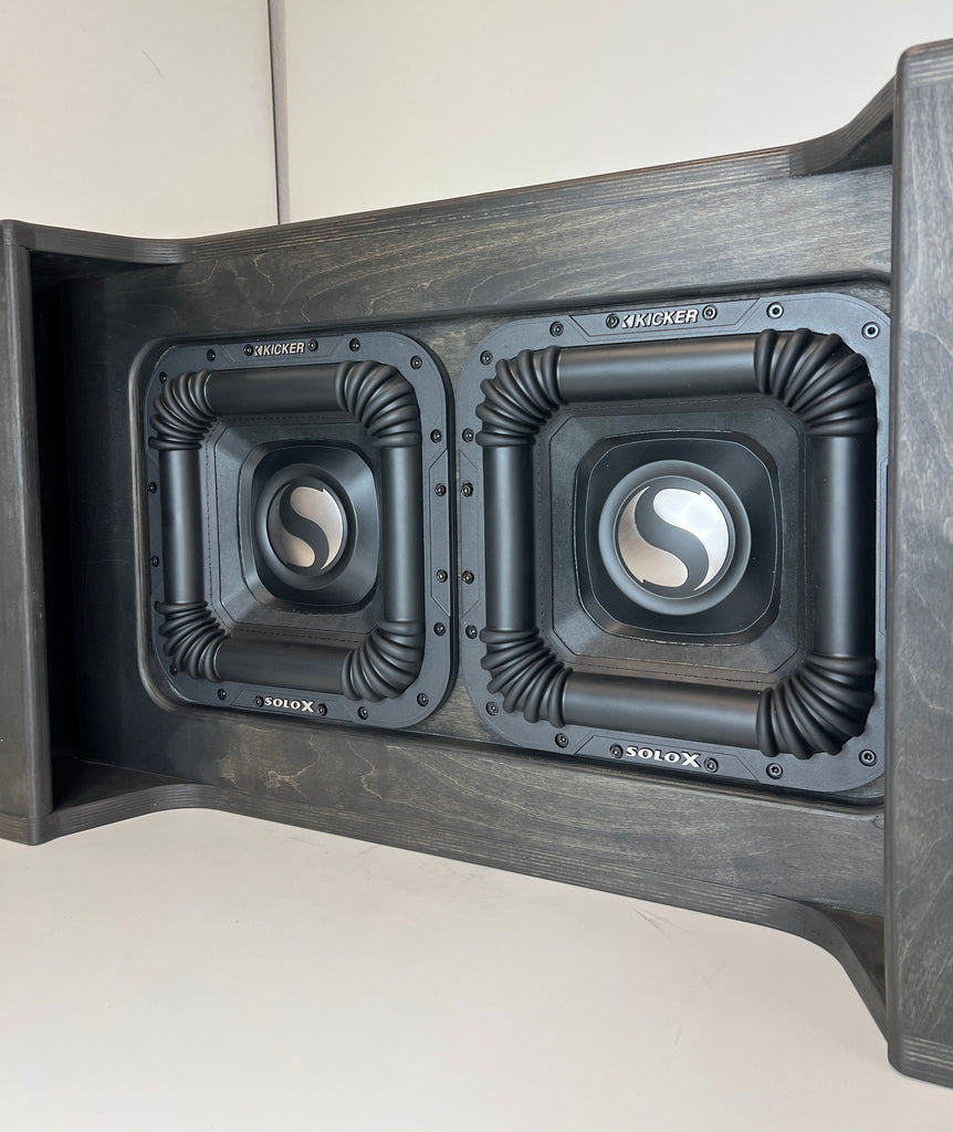 KICKER ソロバリックウーファーボックス Kicker Solo X 2 x 12