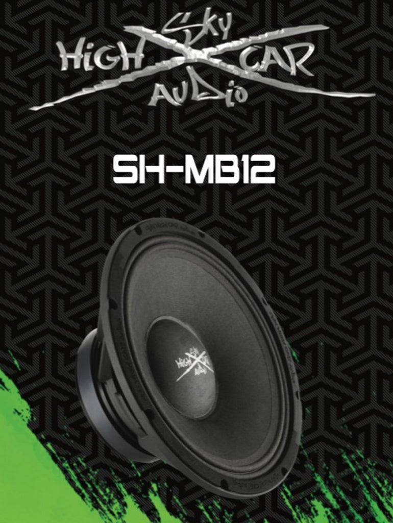 SHCA Pro Audio MB12 12" Midbass Loudspeaker 1000 Watts 8 ohm (Single)
