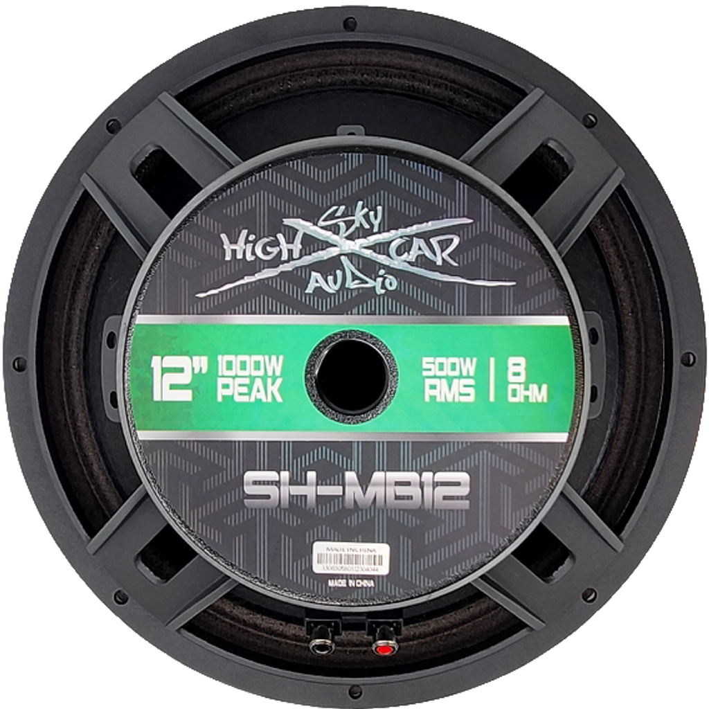 SHCA Pro Audio MB12 12" Midbass Loudspeaker 1000 Watts 8 ohm (Single)