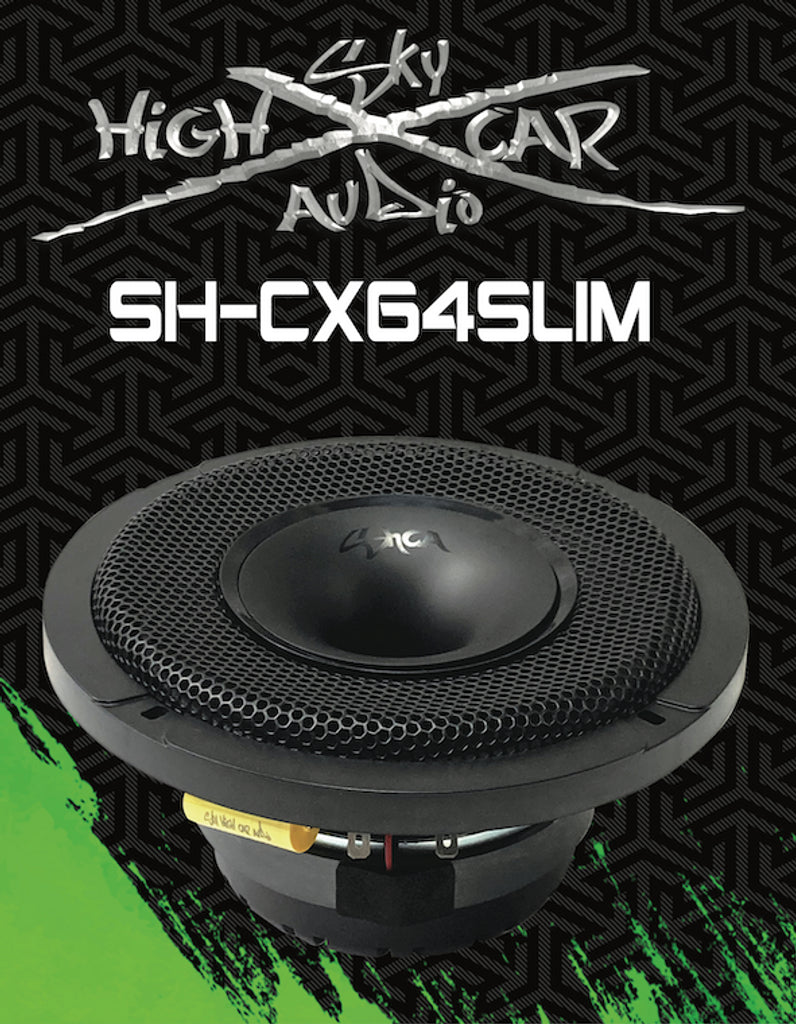 Sky High Car Audio SH-CX64SLIM 6.5 Sky High Car Audio SH-CX64SLIM 6.5