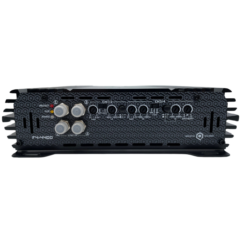 SoundQubed 4400 Watt F4-4400 Full Bridge 4 Channel Amplifier