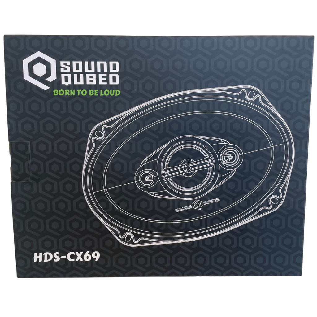Soundqubed HDS Series 6x9" Coaxial 3-way Speakers (Pair)