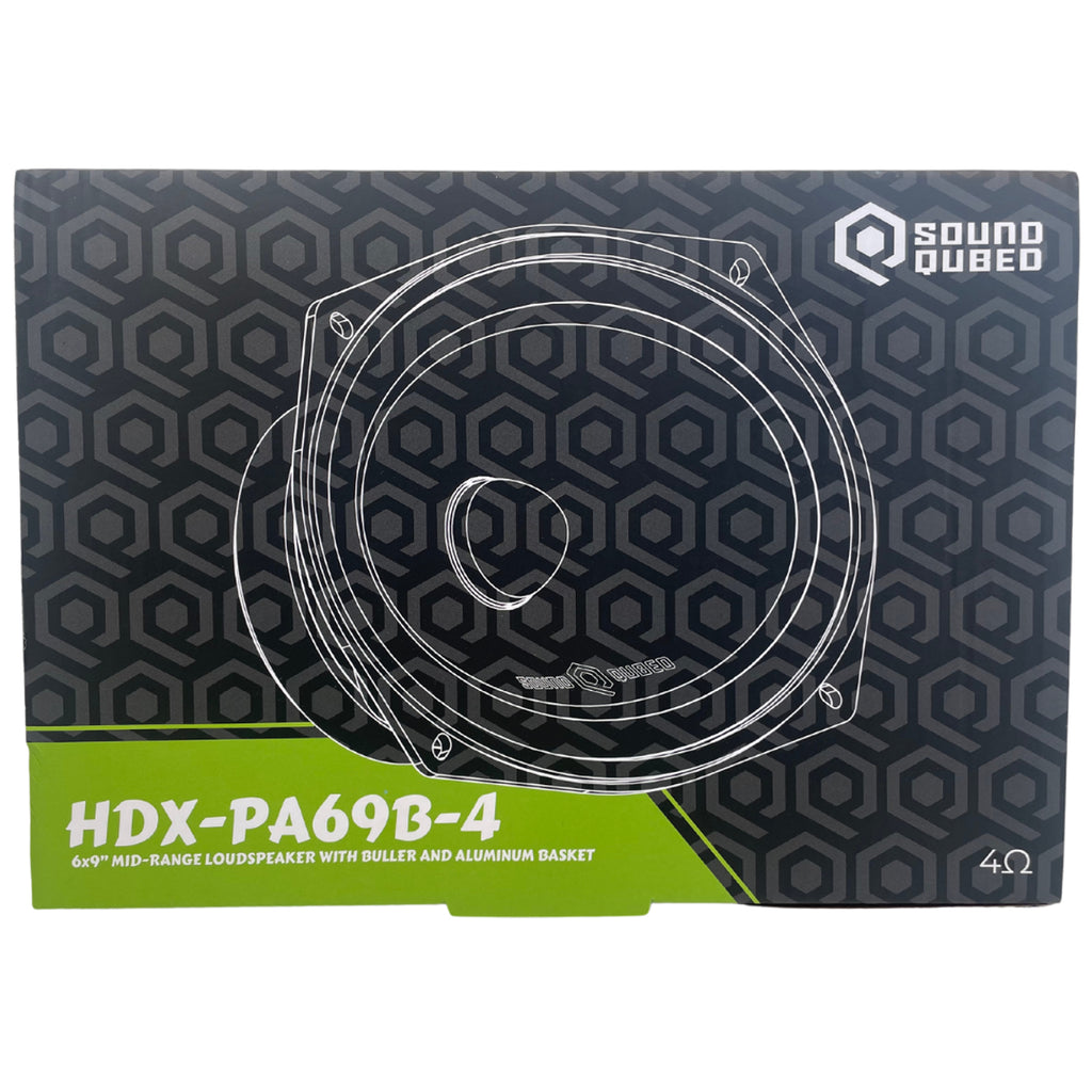 Soundqubed HDX Series Pro Audio 6x9" Speaker (single)