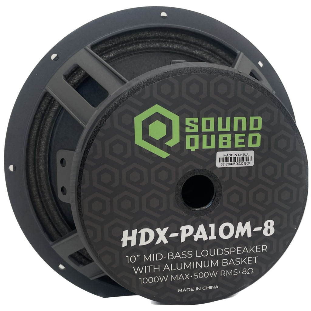 Soundqubed HDX Series Pro Audio 10" Speaker (single)