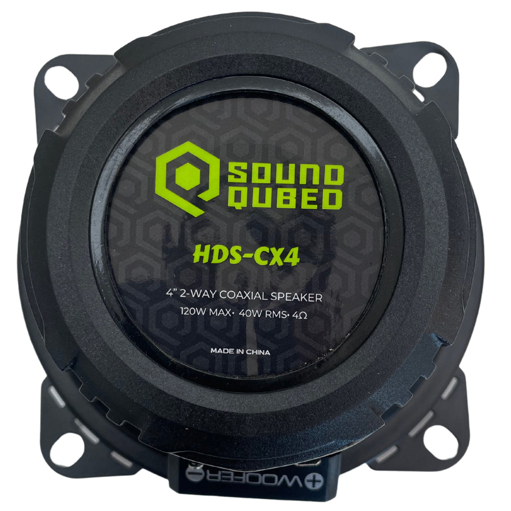 Soundqubed HDS Series 4" Coaxial 2-way Speakers (Pair)