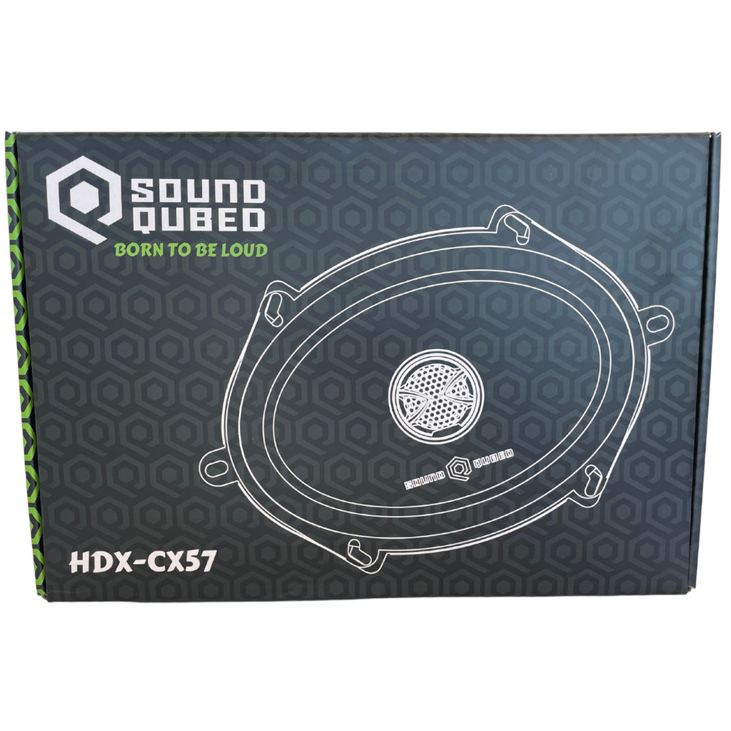 Soundqubed HDX Series 5x7" Coaxial 2-way Speakers (Pair)
