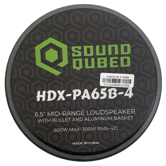 Soundqubed HDX Series Pro Audio Bullet 6.5" Speaker (single)