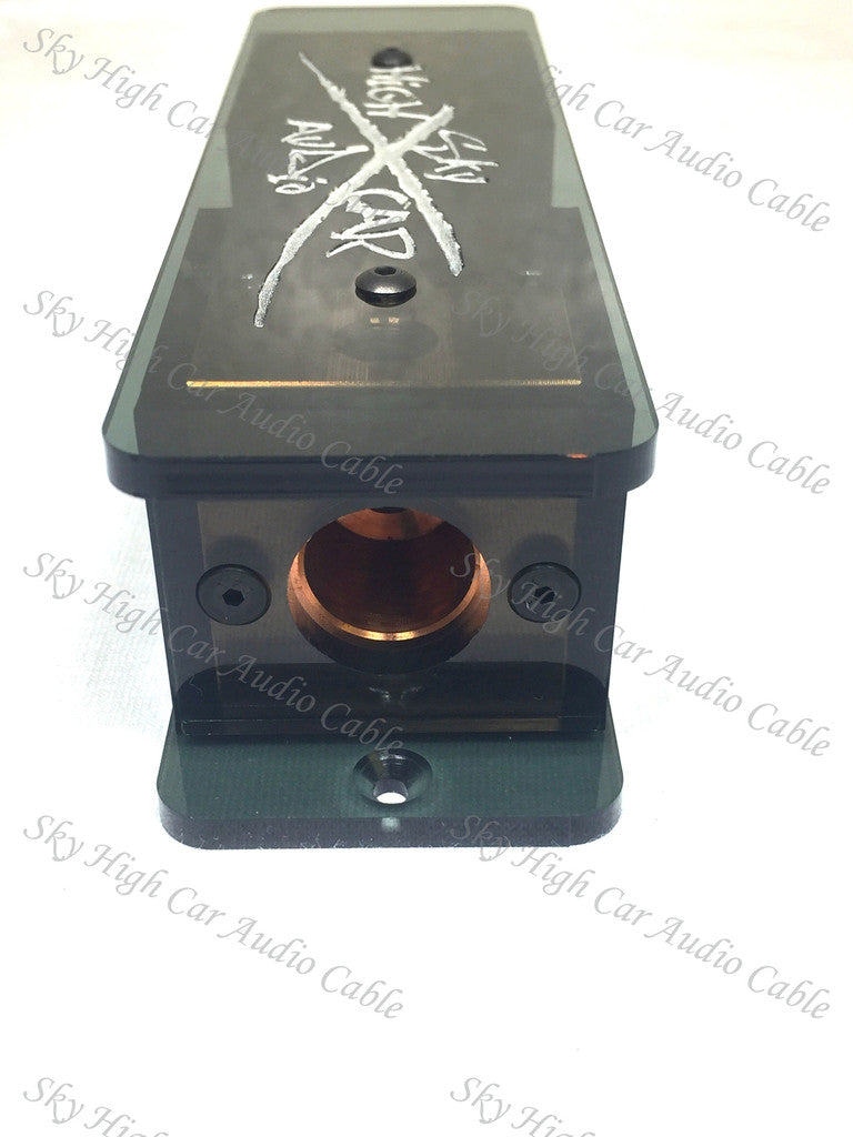 Sky High Car Audio Copper 4/0 XL or 2/0 XL ANL Fuse Holder - Set Screw