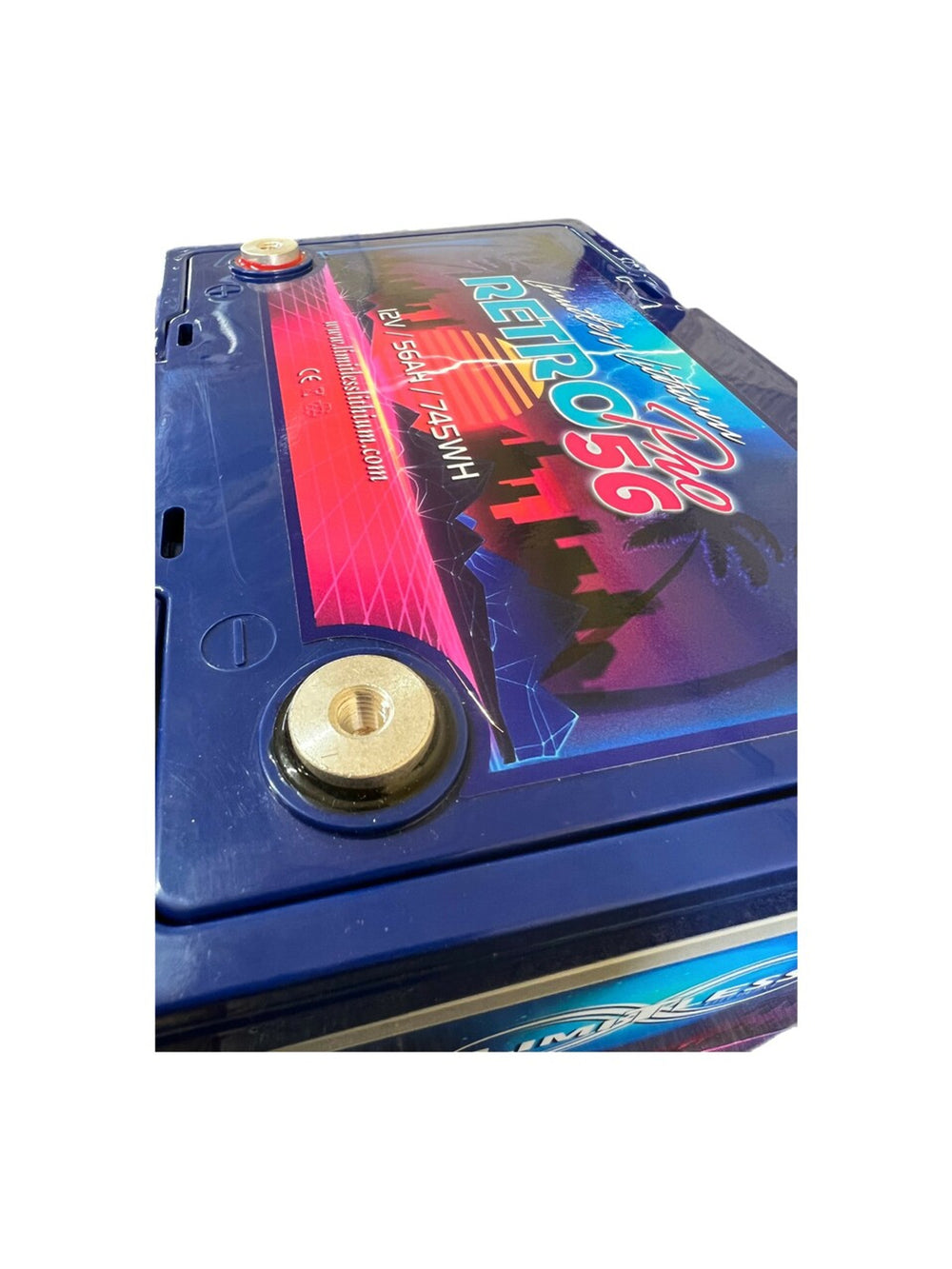 Limitless Lithium 56ah Retro top