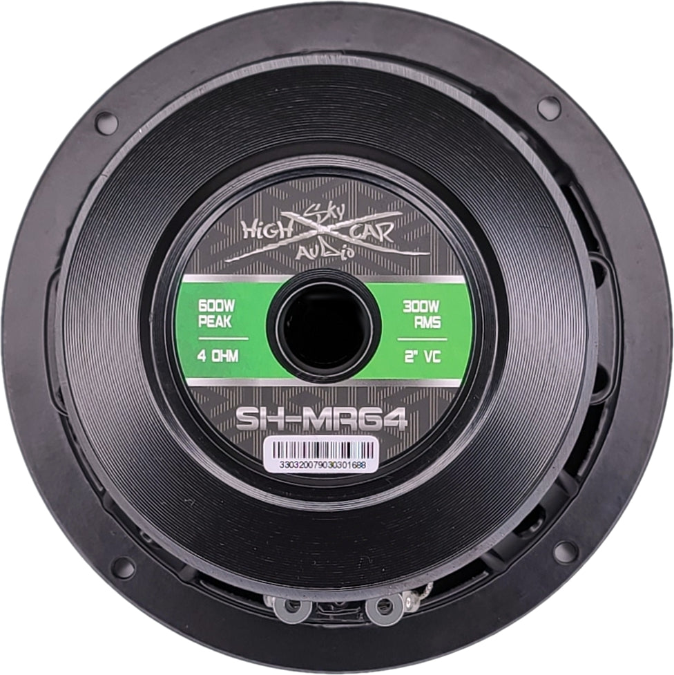 SHCA MR64 6.5" Midrange Loudspeaker 2" VC 4 ohm (Single Speaker)