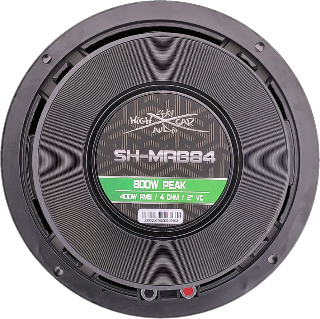 SHCA MRB84 8" Midrange Loudspeaker 2" VC 4 ohm (Single Speaker)